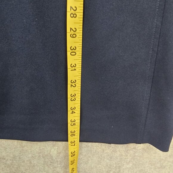 Tommy Hilfiger Womens Navy Sheath Dress Size 10 Polyester Blend Sleeveless - Picture 5 of 6